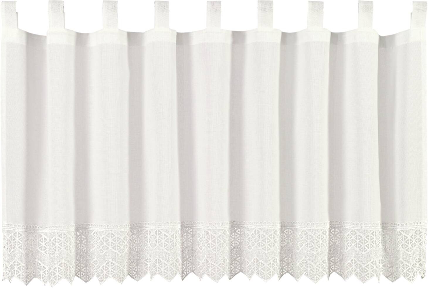 POCOline Scheibengardine Heidi offwhite 100% Polyester B/L: ca. 50x140 cm