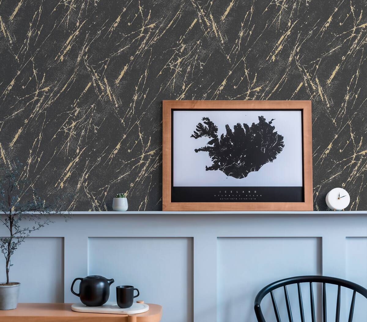 A.S.Creation Vliestapete silber gold B/H/D: ca. 53x1005x9,7 cm