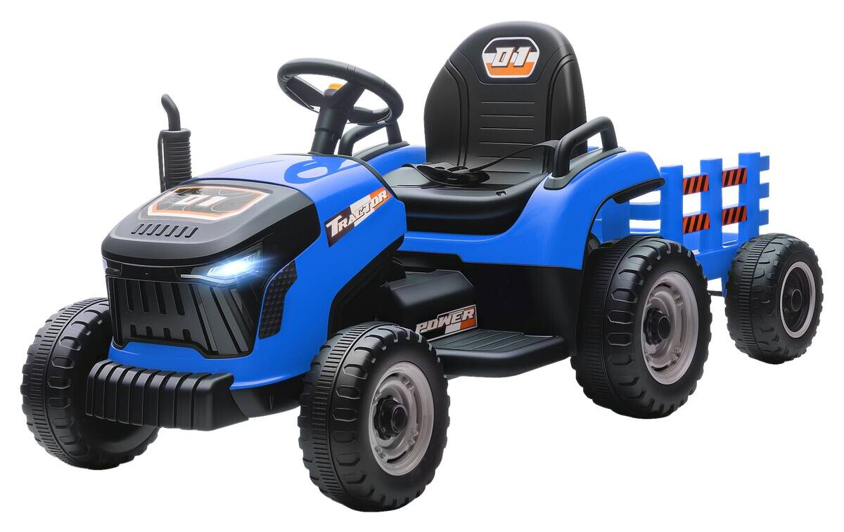 AIYAPLAY Elektrischer Traktor blau B/H/L: ca. 58x55x139 cm