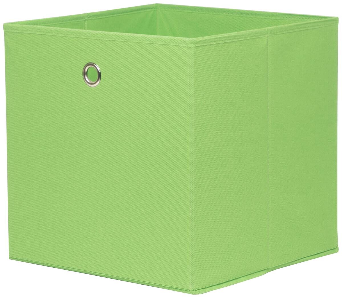 Stoffbox grün B/H/T: ca. 32x32x32 cm