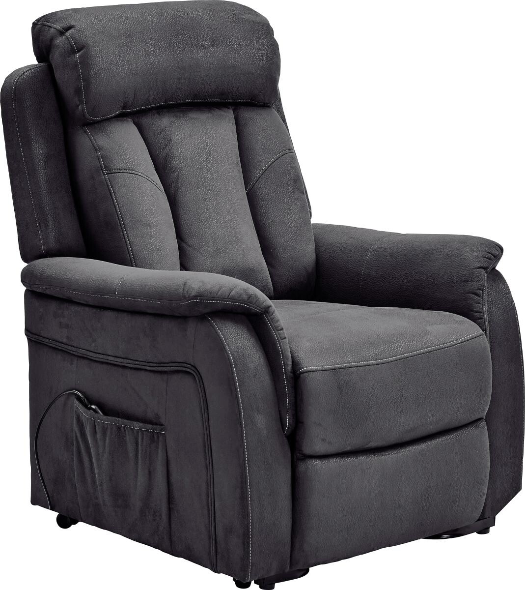 TV-Sessel FM-522L anthrazit Microfaser B/H/T: ca. 83x93x80 cm