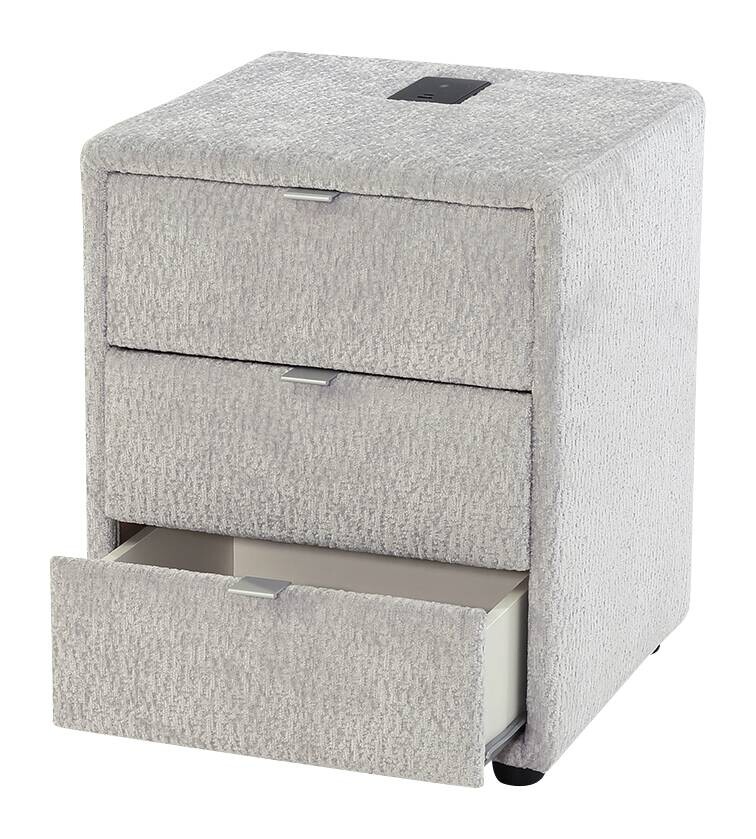 Nachtkonsole hellgrau