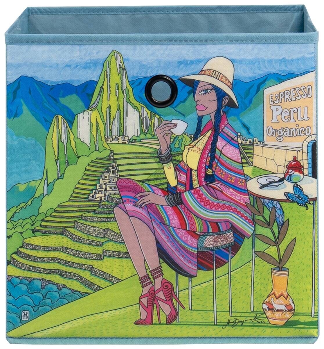 Stoffbox Stoffbox hellblau B/H/T: ca. 32x32x32 cm