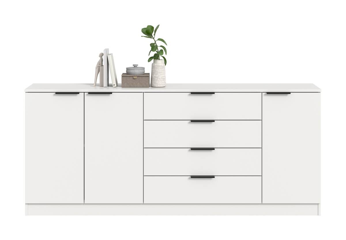 Kommode KOPENHAGEN weiß B/H/T: ca. 185x80x35 cm