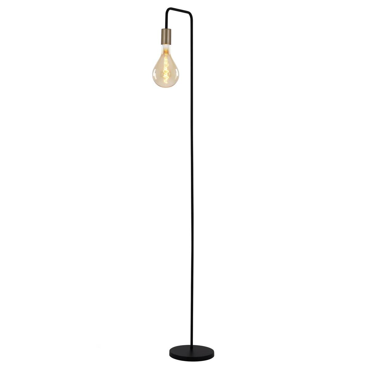 Näve Leuchten Stehlampe 2097222 schwarz Kunststoff Metall B/H/T: ca. 20,5x150x20,5 cm 1 Brennstellen