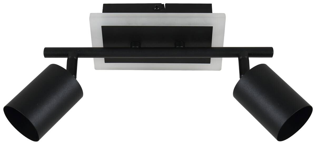 POCOline LED-Spot 2-flg. Akshan schwarz Metall B/H: ca. 39x10 cm 2 Brennstellen