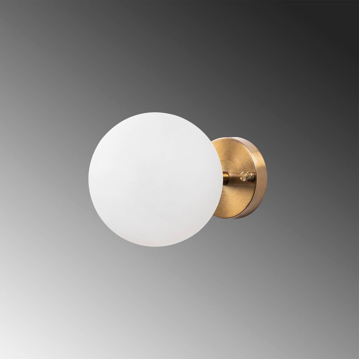 Opviq Wandleuchte Atmaca bronze Glas Metall B/H/T/L/D: ca. 15x24x15x15x15 cm E14 1 Brennstellen
