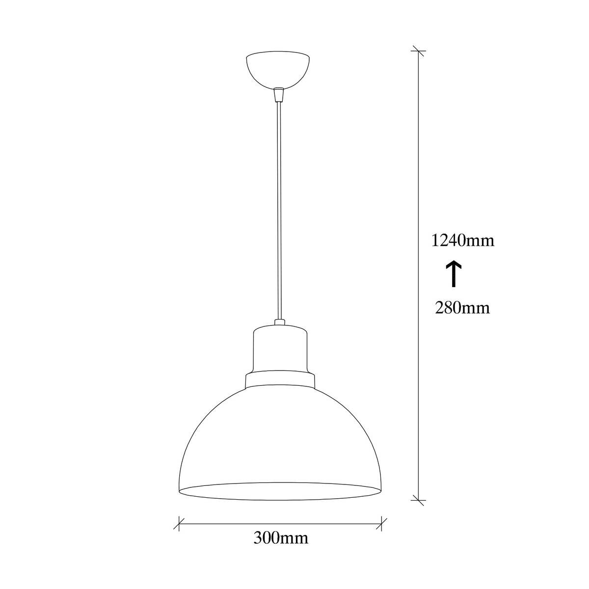 Opviq Pendelleuchte Eisen B/H/T/L/D: ca. 30x124x30x30x30 cm E27 1 Brennstellen