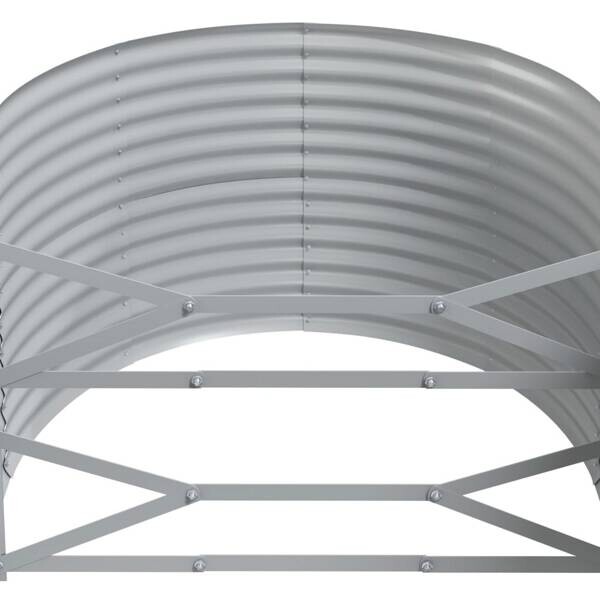 Hochbeet grau Stahl B/H/L: ca. 100x68x175 cm