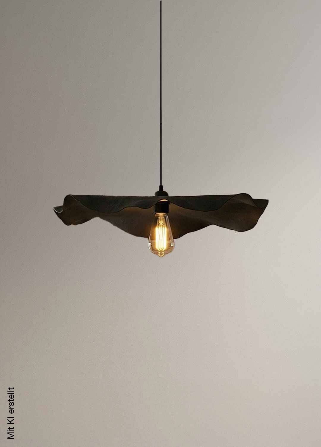 Opviq Pendelleuchte schwarz Kunststoff B/H/T/L/D: ca. 58x75x58x58x58 cm E27 1 Brennstellen