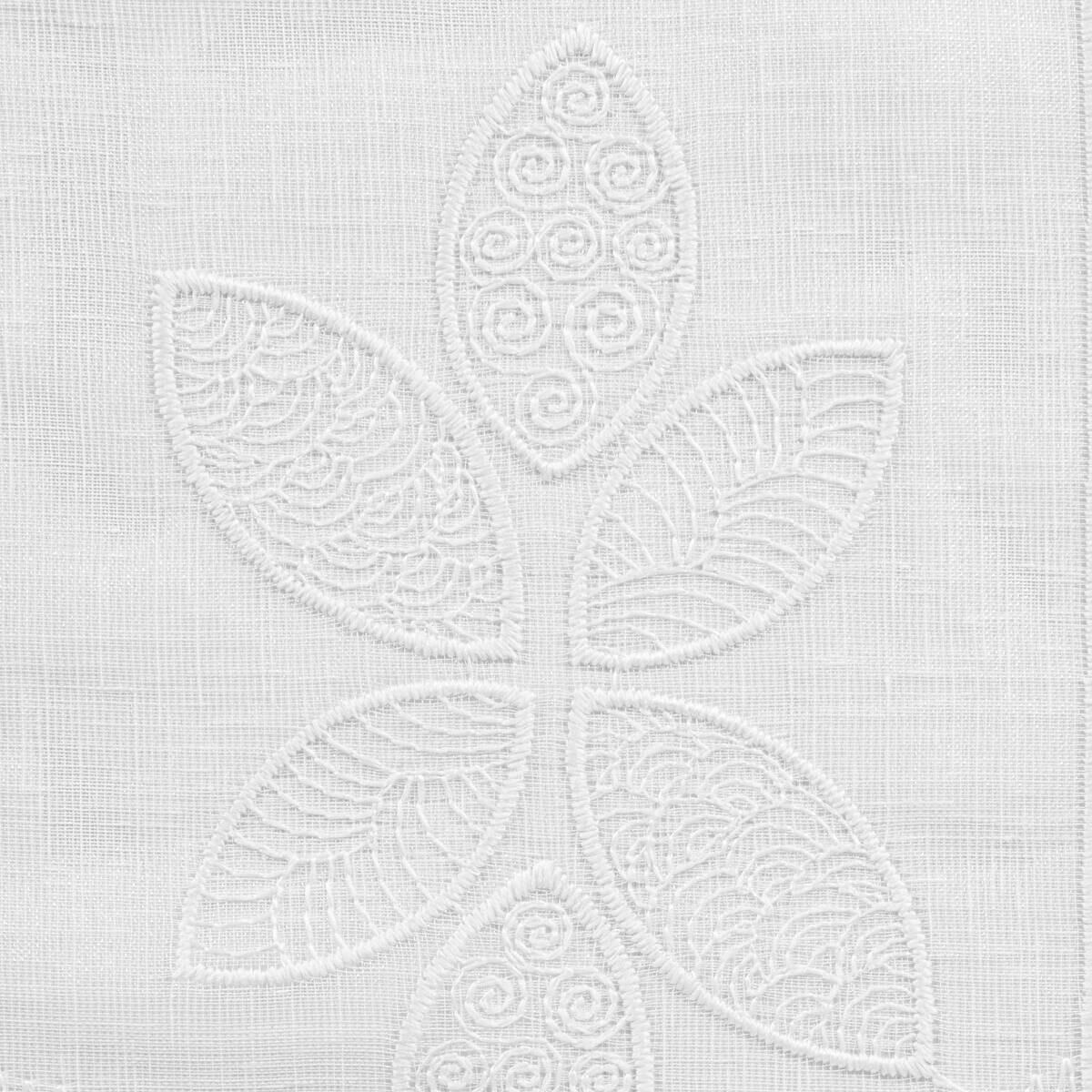 Scheibengardinen-Meterware weiß H: ca. 50 cm