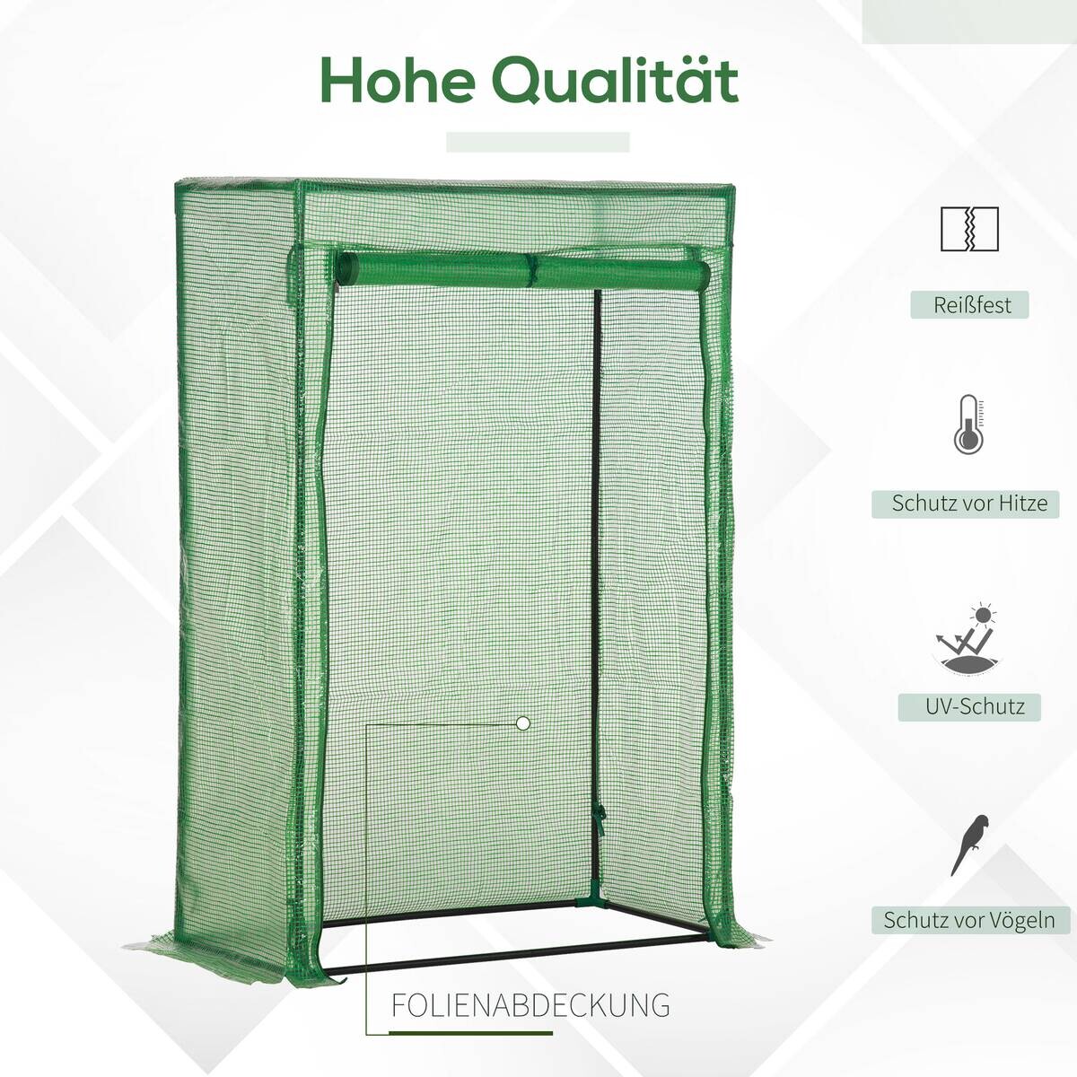 Outsunny Foliengewächshaus B/H/L: ca. 50x150x100 cm