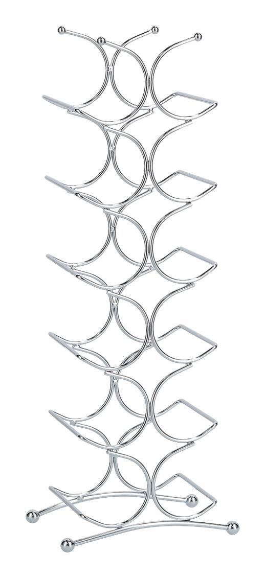 Zeller Weinregal silber Metall B/H/T: ca. 25x68x16 cm