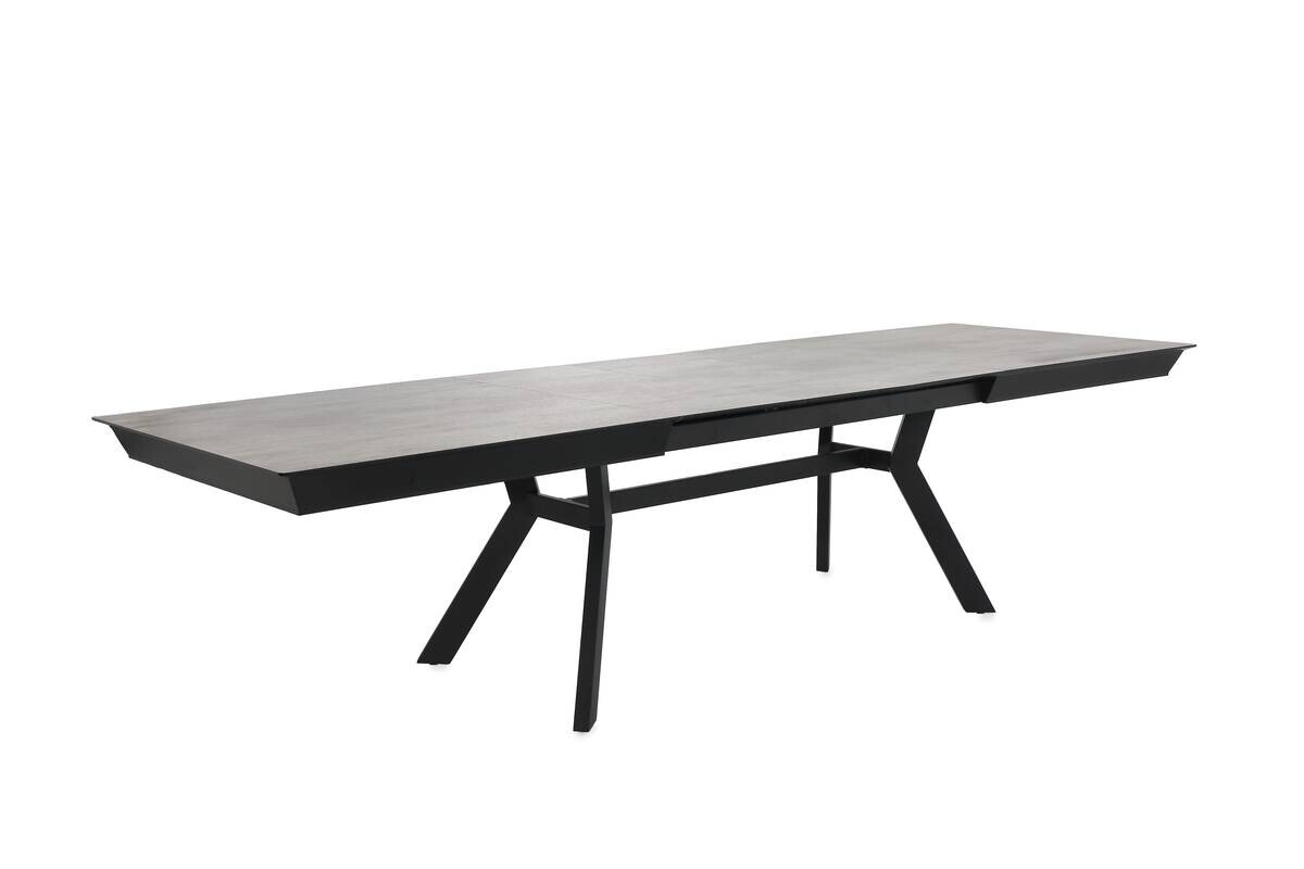 Esstisch Beton schwarz B/H/T: ca. 200x76x100 cm