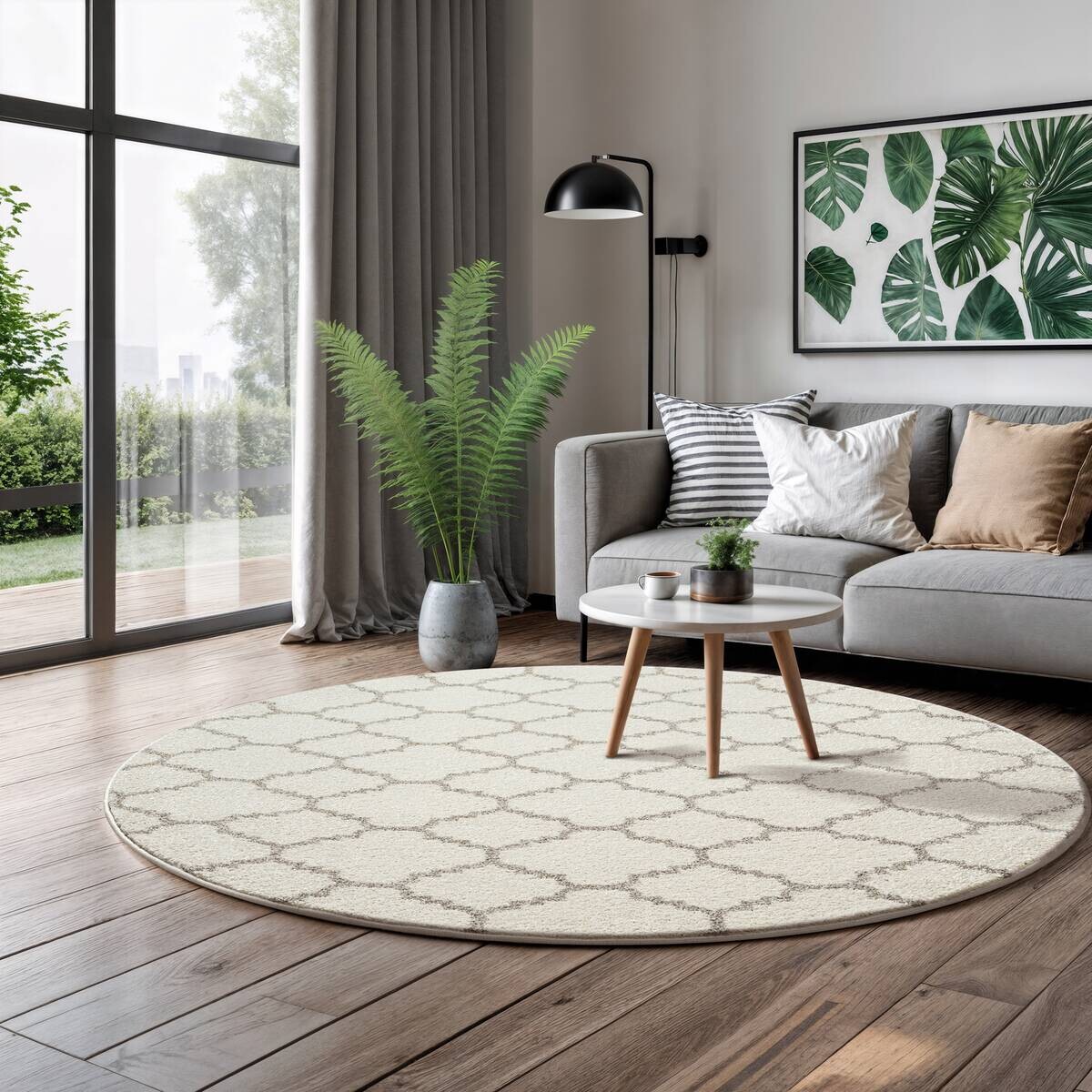 Sanat Teppich creme D: ca. 120 cm