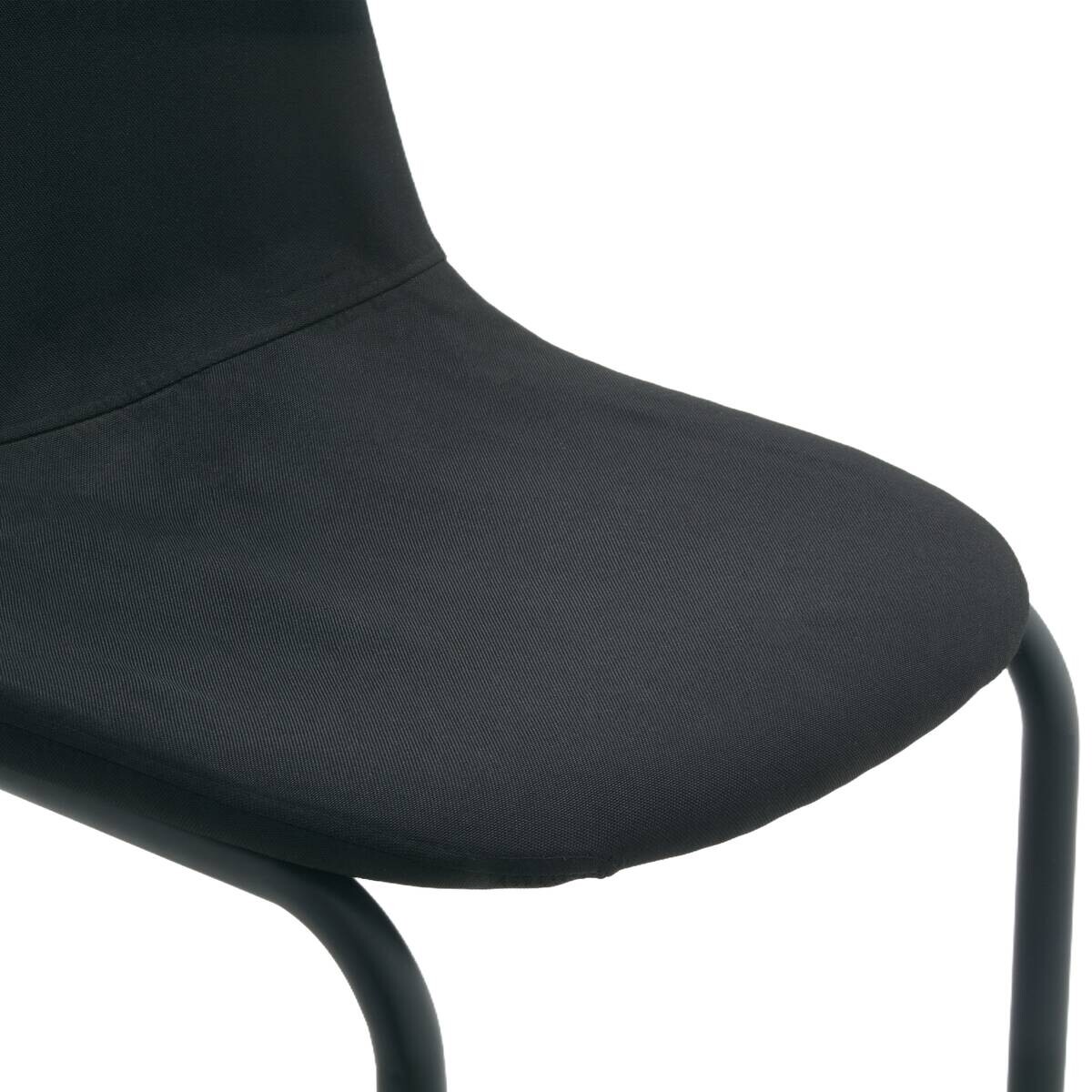 Schwingstuhl Leya schwarz Microfaser B/H/T: ca. 44x86x53 cm