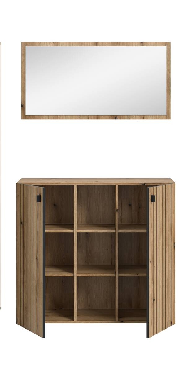 Garderobenset STATION Evoke Oak Nachbildung B/H/T: ca. 106x192x37 cm