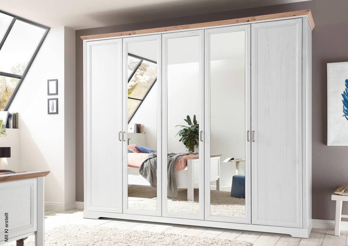 Kleiderschrank Jasmin B/H/T: ca. 266x220x64 cm
