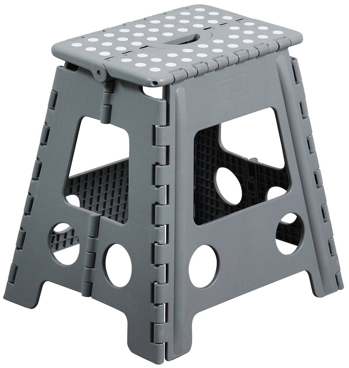 Klapphocker grau B/H/L: ca. 53x4,5x38,5 cm