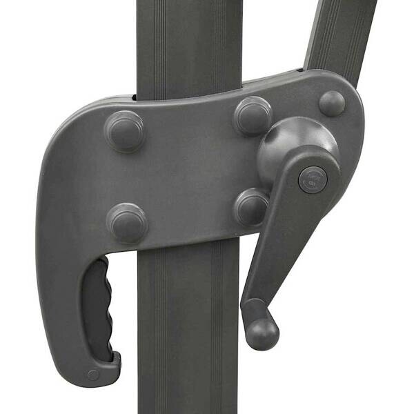 vidaXL Ampelschirm anthrazit Stoff B/H/T/L: ca. 300x274x300x400 cm