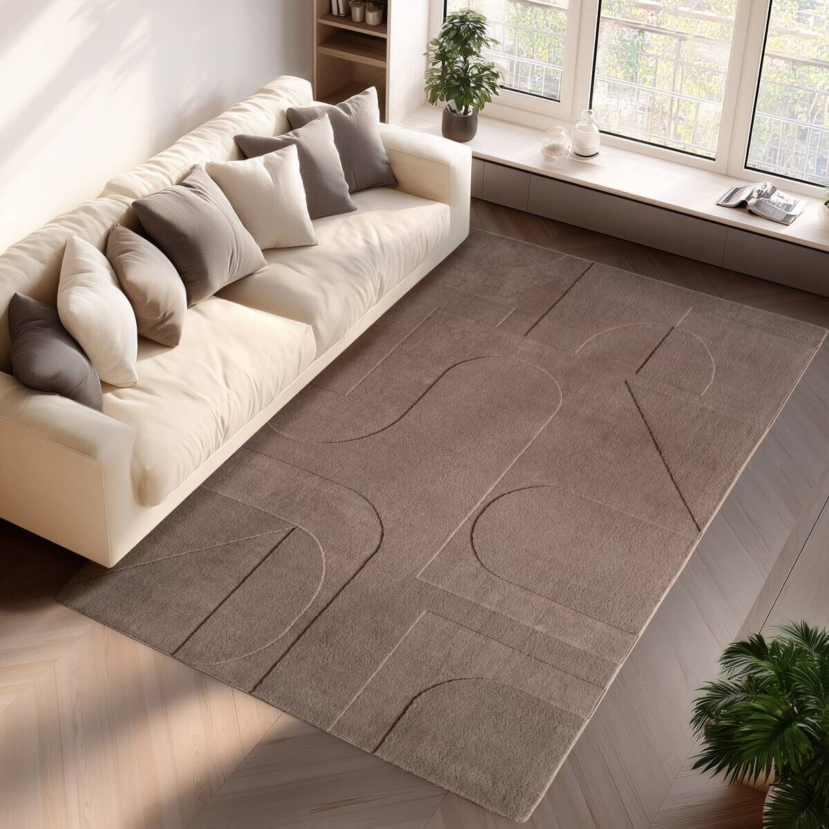 Ayyildiz Teppich POMPEI beige B/L: ca. 160x230 cm