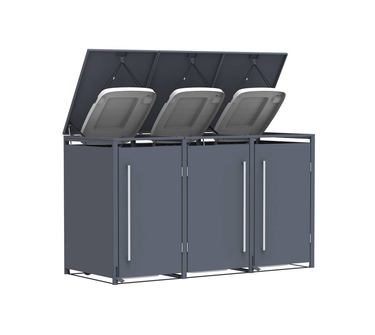 Westmann Mülltonnenbox Pedura anthrazit B/H/L: ca. 199x116x80 cm