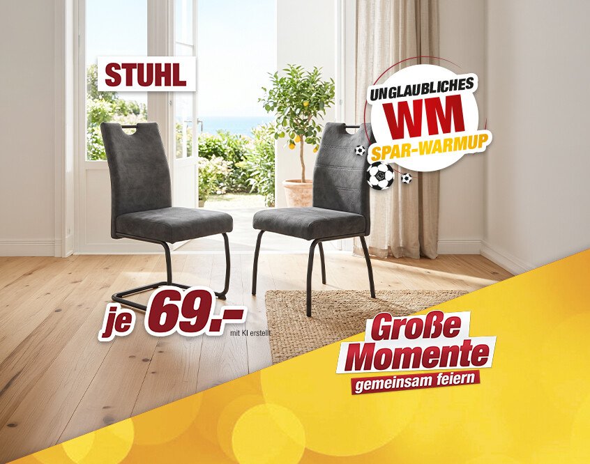 Unsere Werbe Highlights - Stuhl oder Schwingstuhl