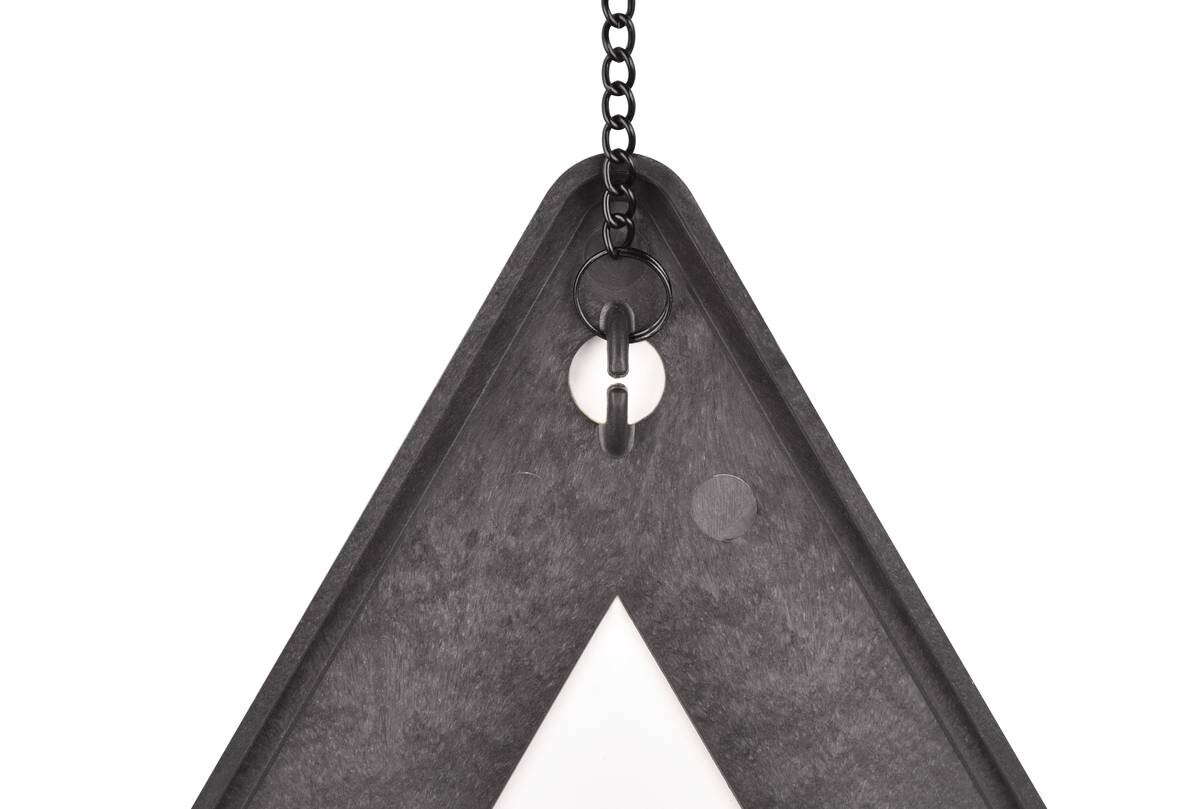 Designspiegel Harley schwarz B/H/T: ca. 17x28x1 cm