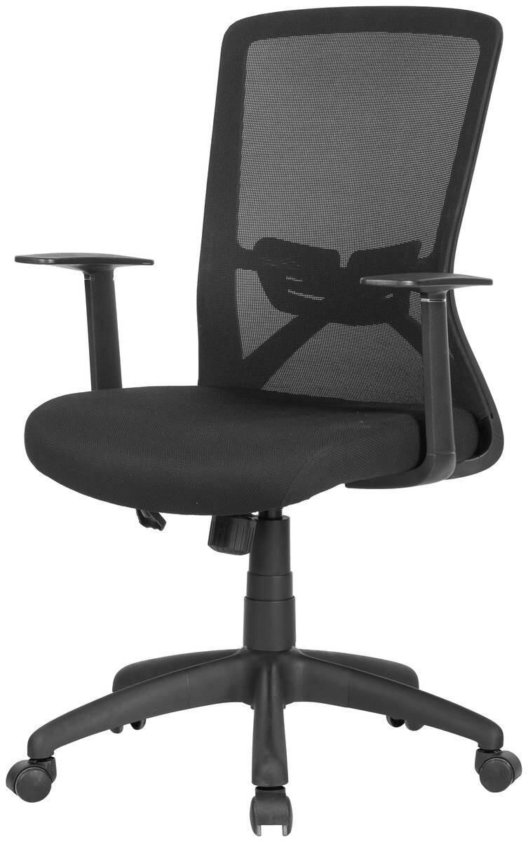 Chefsessel LONG schwarz schwarz schwarz Mesh Webstoff Kunststoff