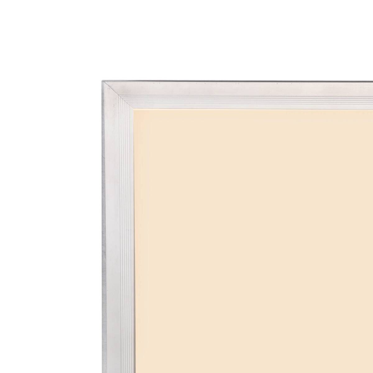 POCOline Deckenpanel Plano weiß silber Kunststoff Aluminium B/H/L: ca. 45x7x45 cm