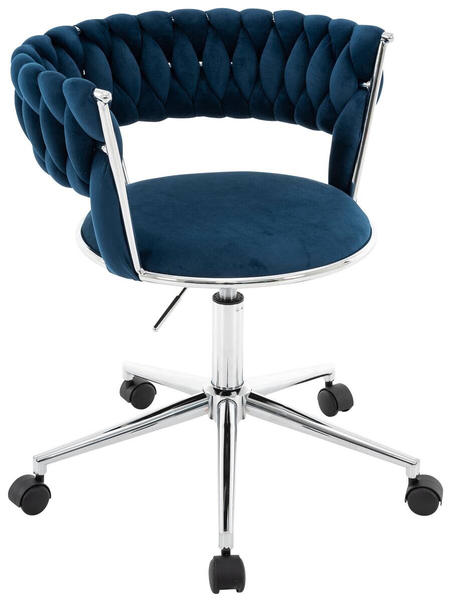 Drehstuhl FM-2393 petrol Chrom B/H/T: ca. 59x79,5x56 cm