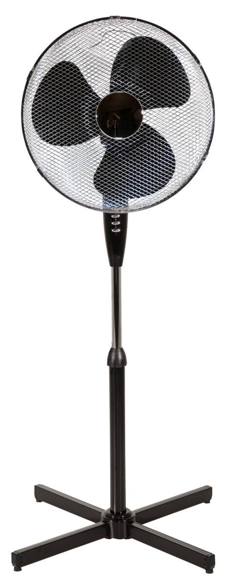 Ventilator 3363035 schwarz Metall Kunststoff B/H/L: ca. 58x116x58 cm