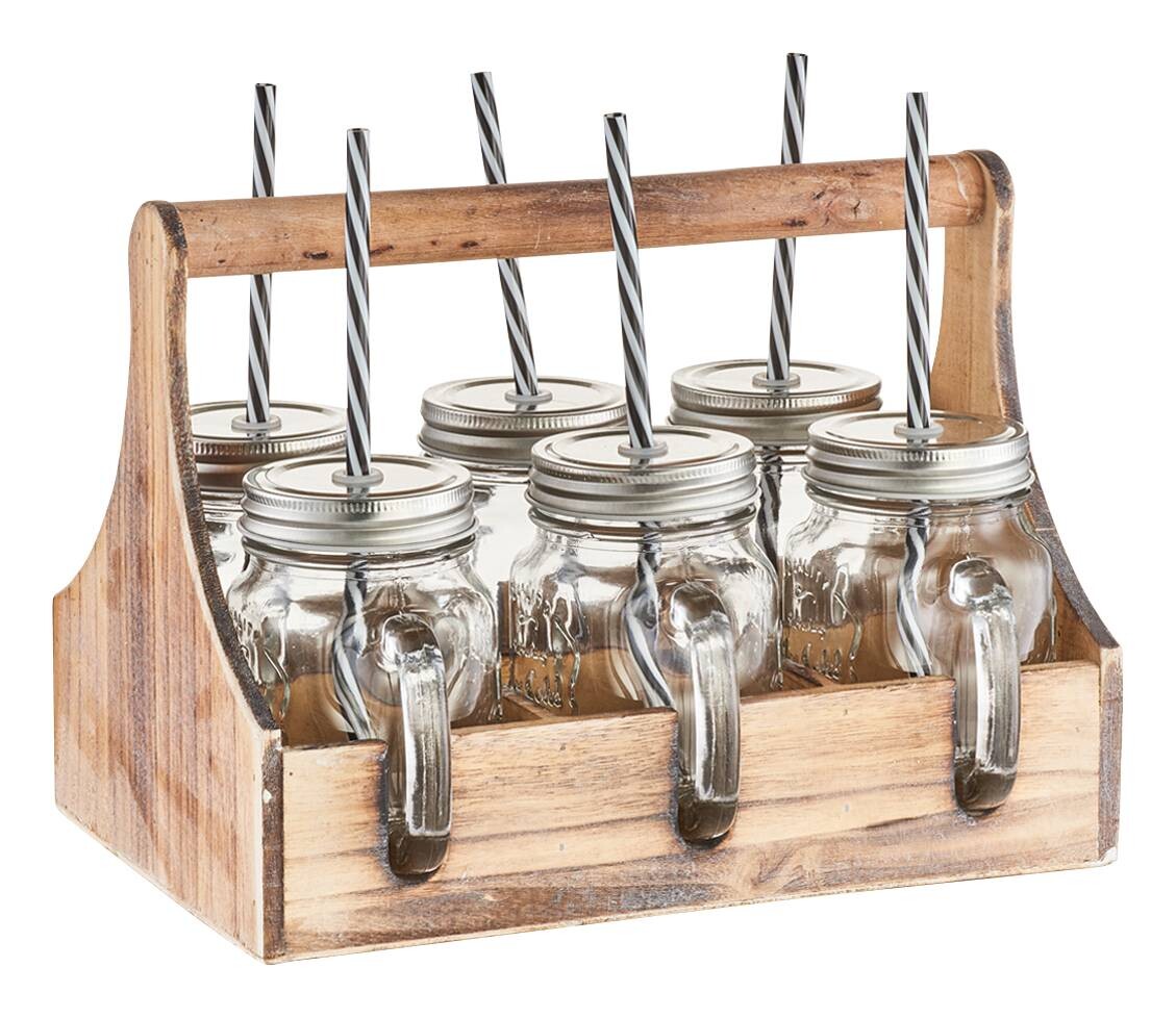 Zeller Trinkgläser-Set natur