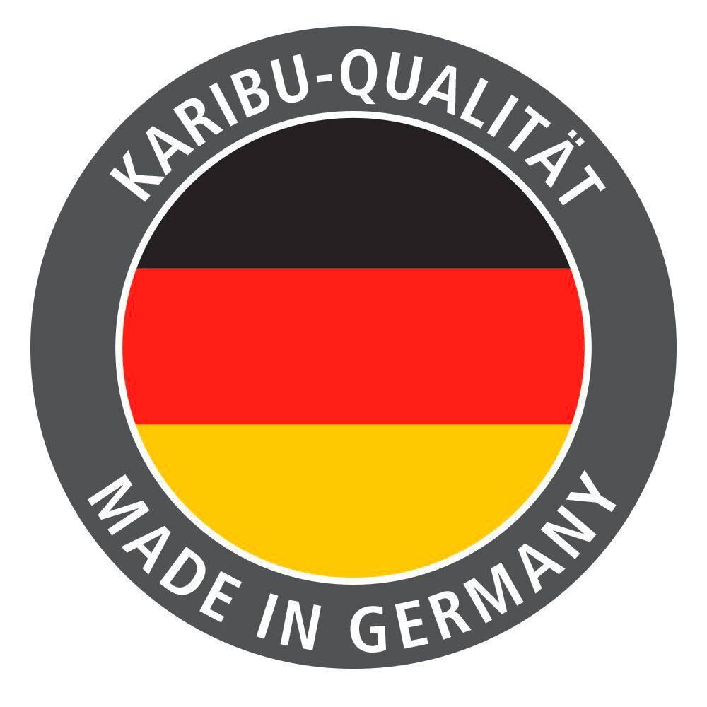 Karibu Fahrradgarage Jimmy natur B/H/T: ca. 163x167x216 cm