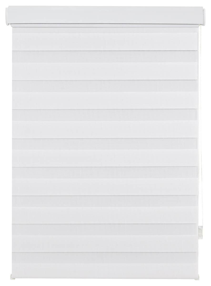 Doppelrollo mit Blende weiß B/L: ca. 90x160 cm