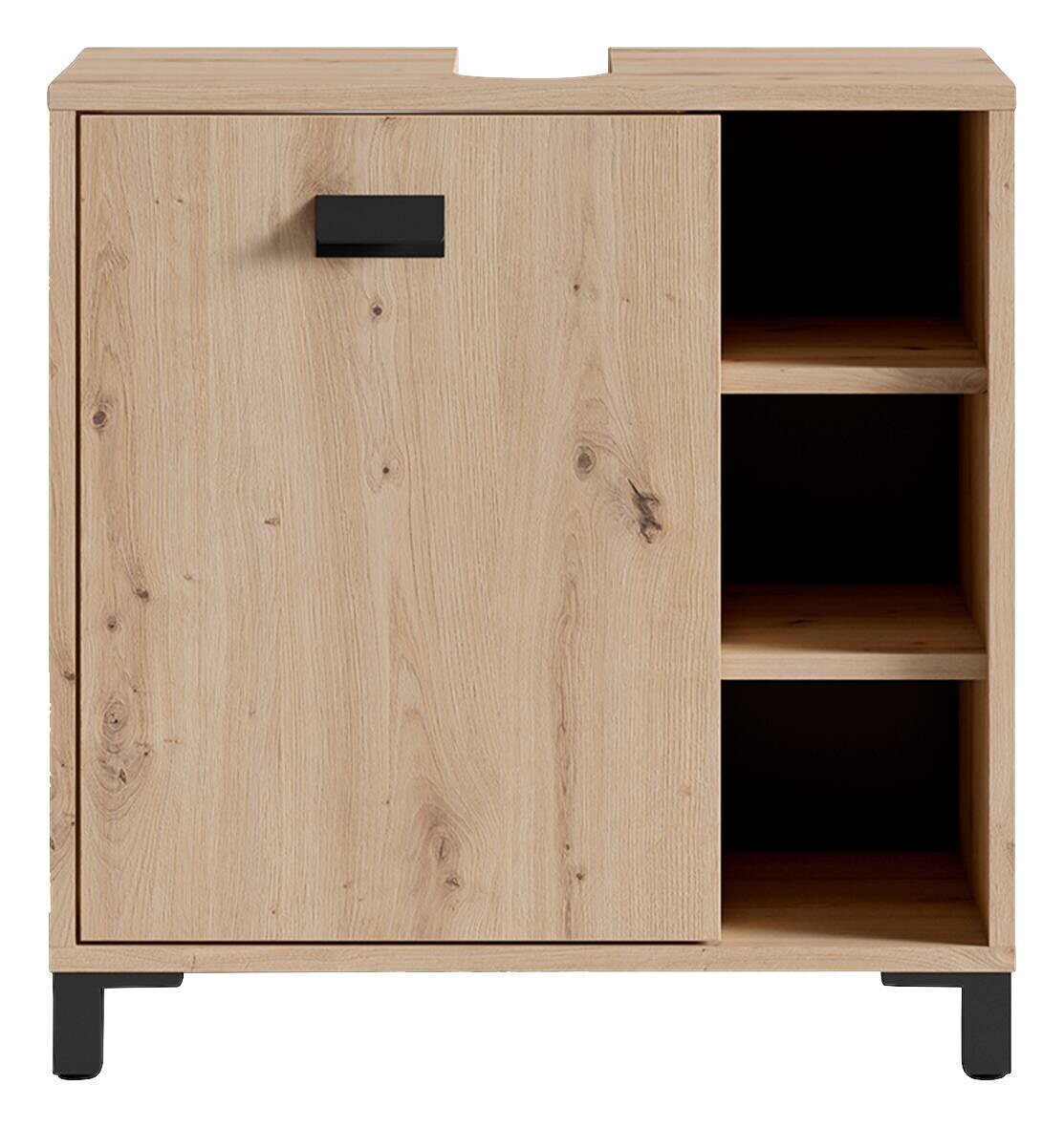 Badezimmer-Set WELLNESS, Set 4-tlg. Eiche