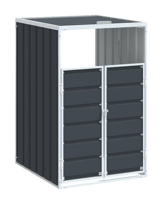 vidaXL Mülltonnenbox anthrazit