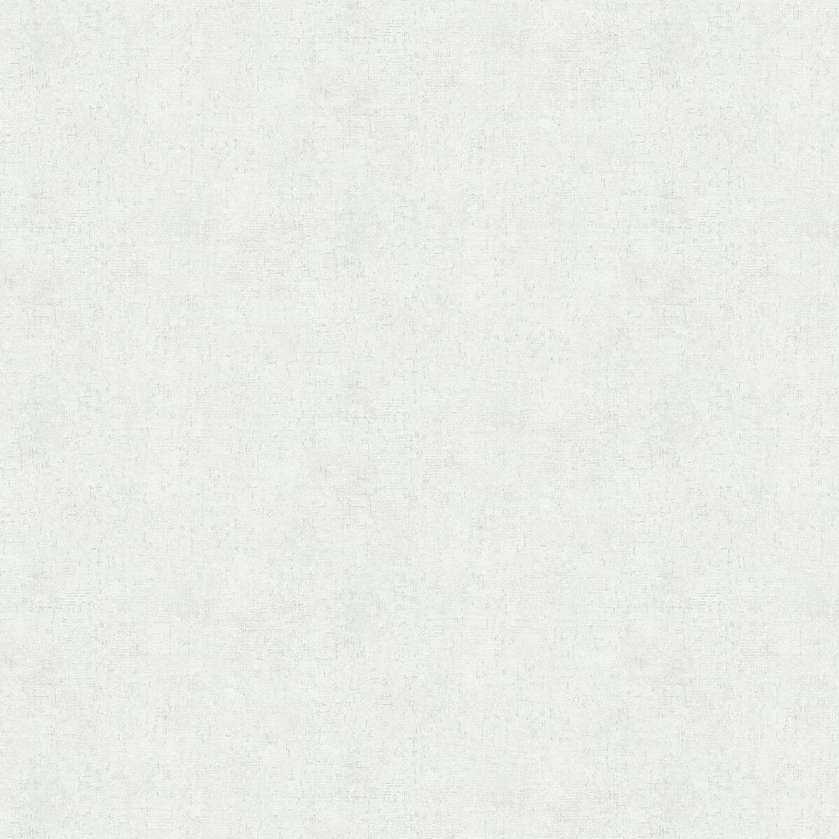 Vliestapete Uni grau weiß B/L: ca. 53x1005 cm
