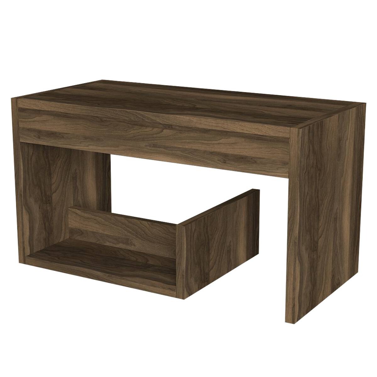 Beistelltisch Sister walnuss Nachbildung Spanplatte B/H/T: ca. 35x60x29,5 cm