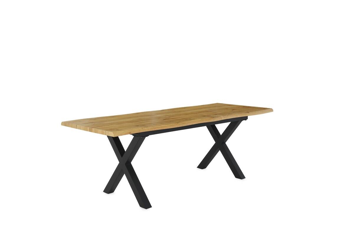 Esstisch Wildeiche Nachbildung B/H/T: ca. 180x77x90 cm