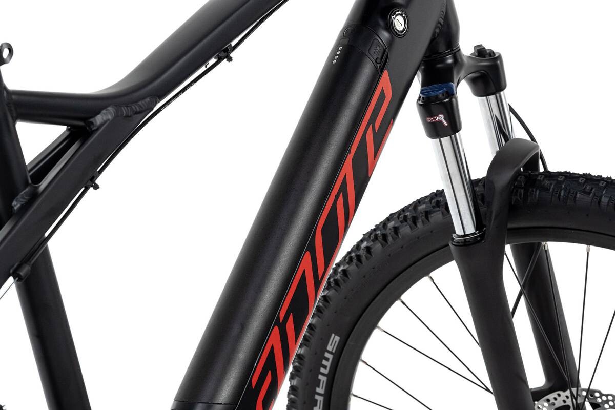 Adore Mountain E-Bike Xpose 27,5'' Xpose 27,5 Zoll Rahmenhöhe 51 cm 9 Gänge schwarz schwarz ca. 250 W ca. 36 V ca. 27,5 Zoll