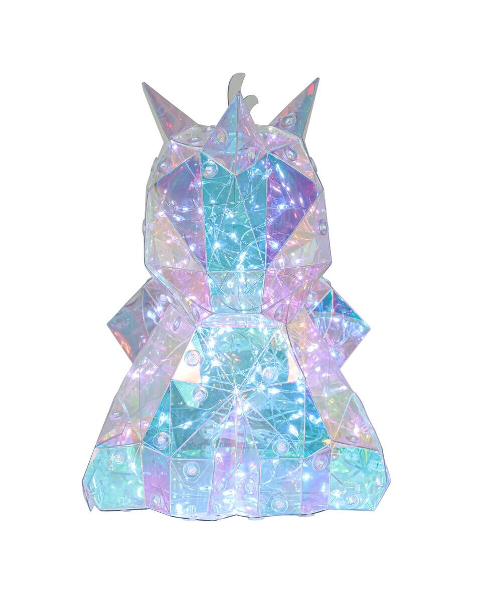 Nolo LED-Dekoleuchte Drache transparent pearl B/H/L: ca. 18,5x14x12 cm
