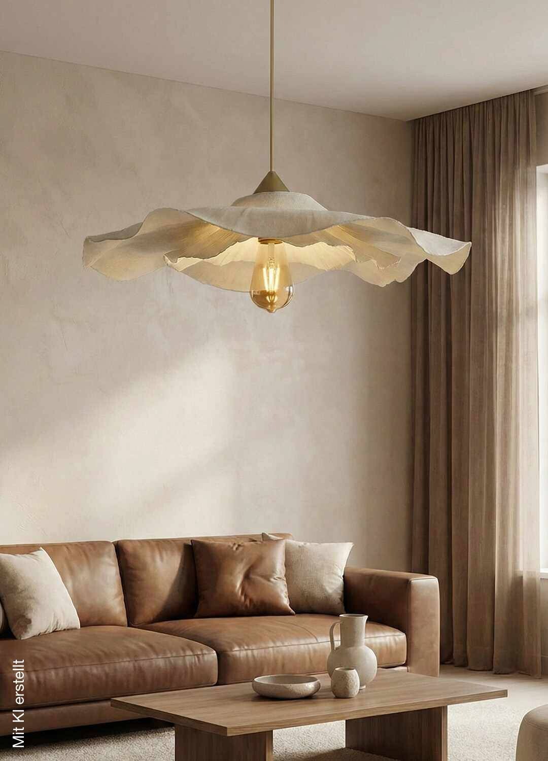Opviq Pendelleuchte weiß Kunststoff B/H/T/L/D: ca. 58x80x58x58x58 cm E27 1 Brennstellen