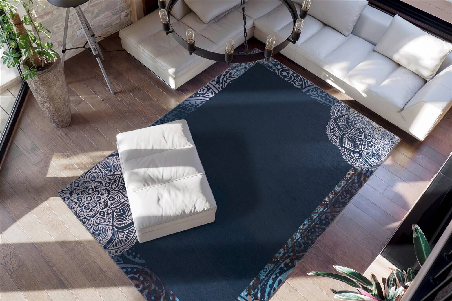 Kenda Sand Flachgewebeteppich Medley 125 mehrfarbig B/L: ca. 130x190 cm