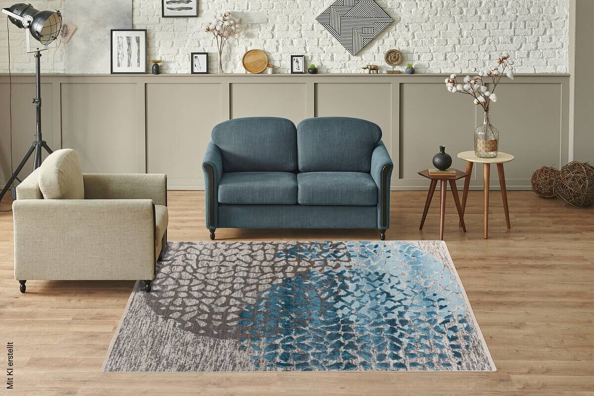 Kayoom Kurzflorteppich Milan 425 mehrfarbig B/H/L: ca. 120x0,5x170 cm