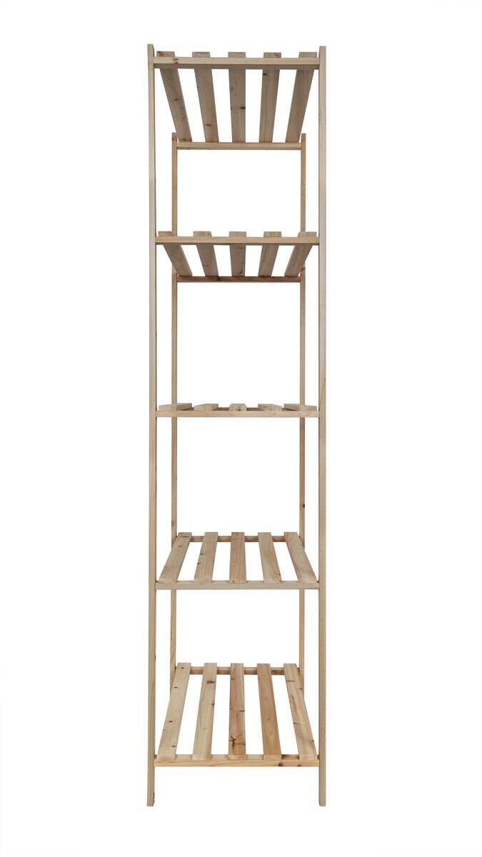 Holzregal natur B/H/L: ca. 40x170x75 cm