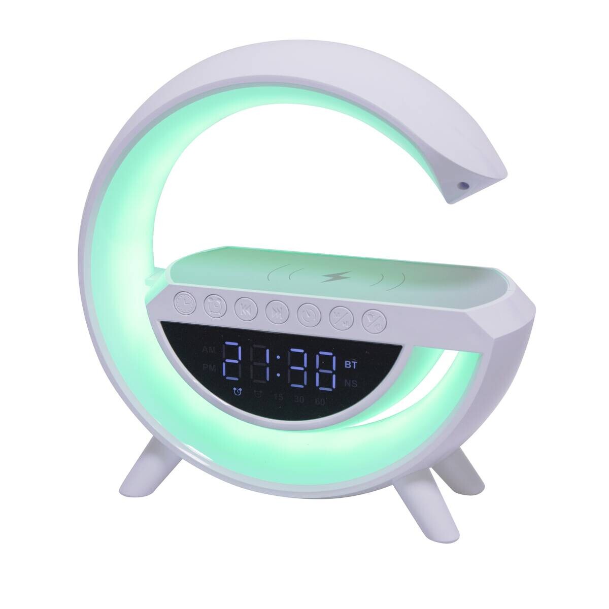 Nolo Tischleuchte Coby weiß Kunststoff B/H/L: ca. 8x24x23 cm