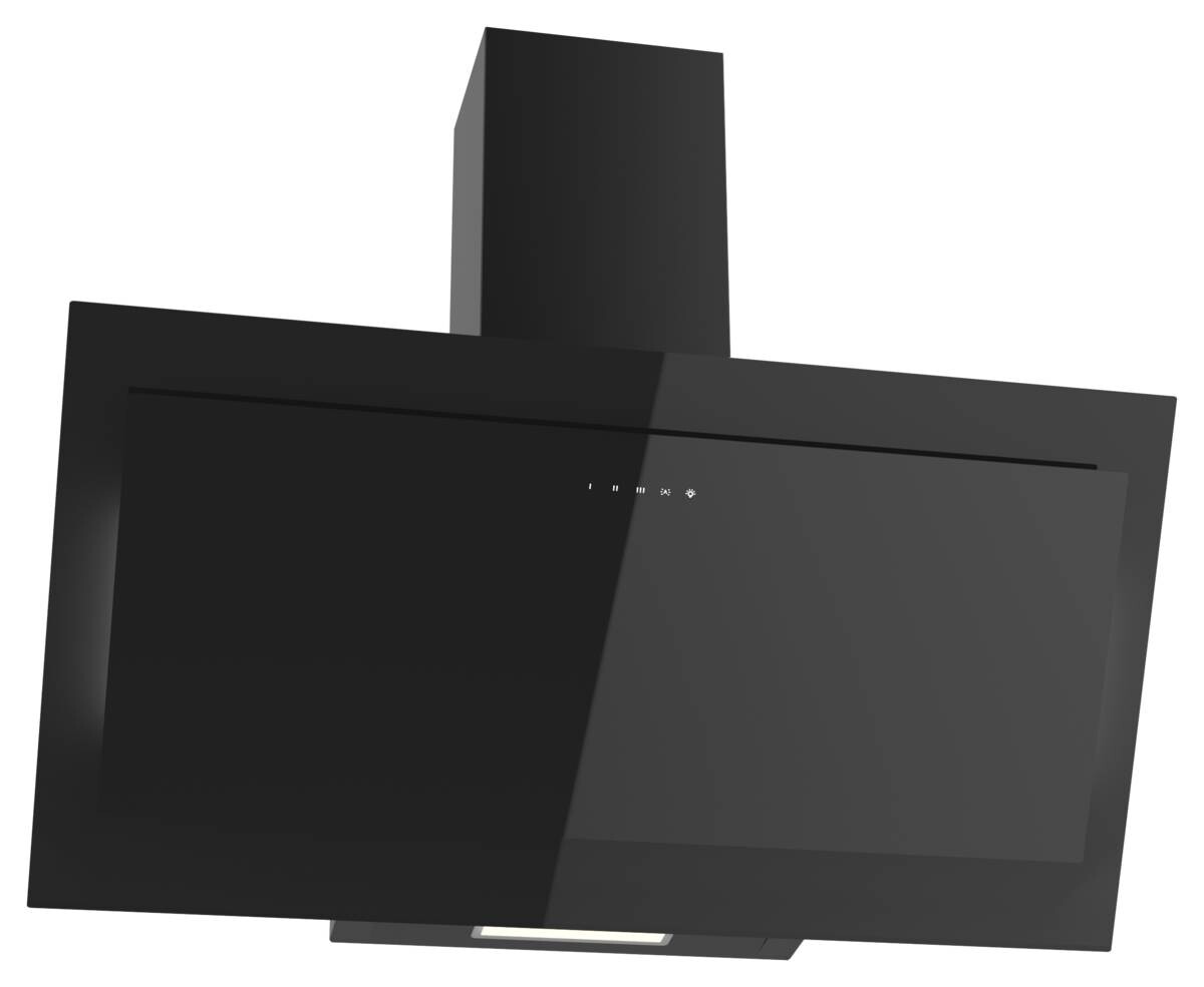 INTERPLAN Dunstabzugshaube Metro Black 90 schwarz B/H/T: ca. 90x75x33 cm