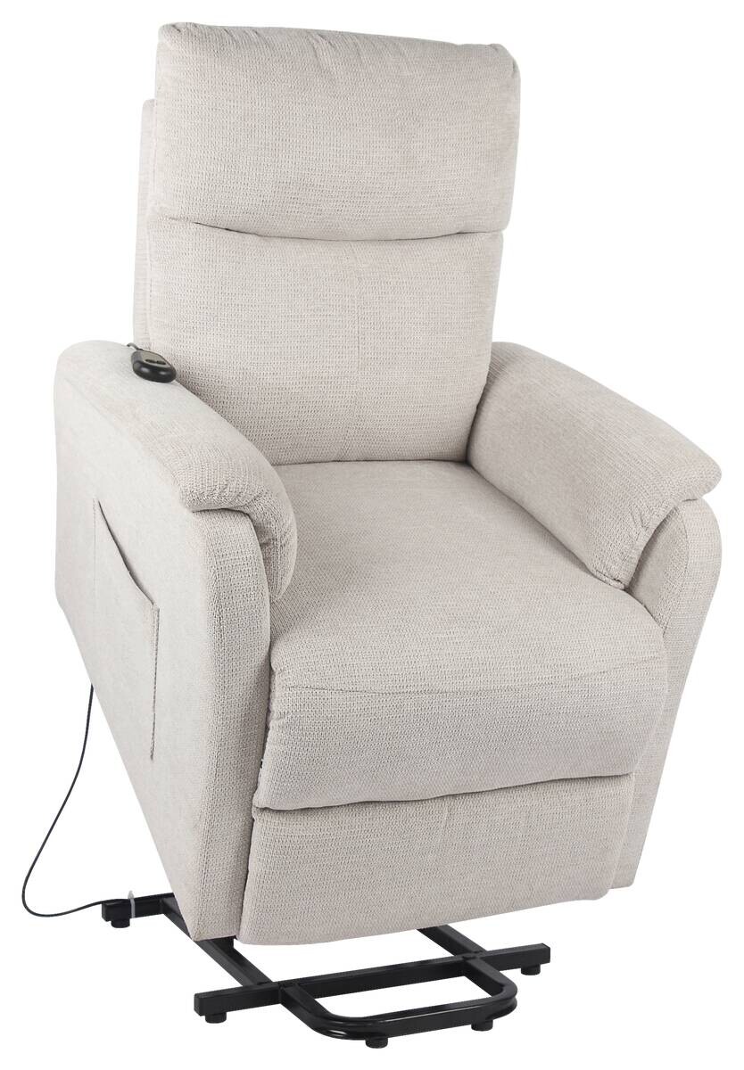 TV-Sessel Rubi beige Webstoff B/H/T: ca. 75x136x87 cm