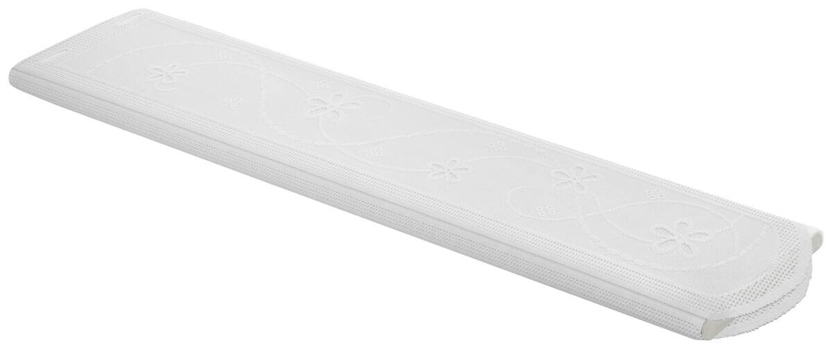 Scheibengardinen-Meterware weiß 100% Polyester H: ca. 75 cm